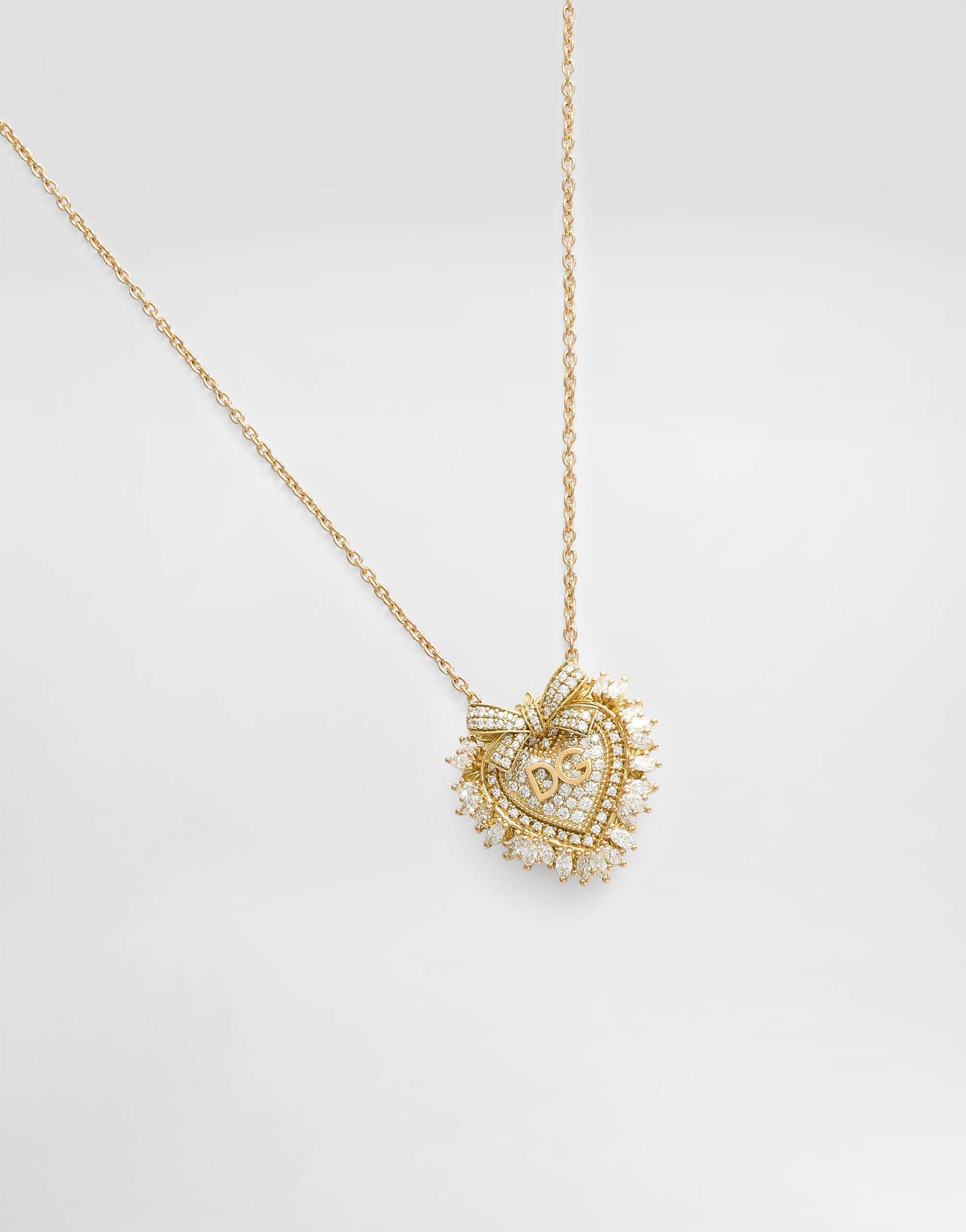 Devotion Necklace 18kt yellow gold and diamonds in Gold for Women