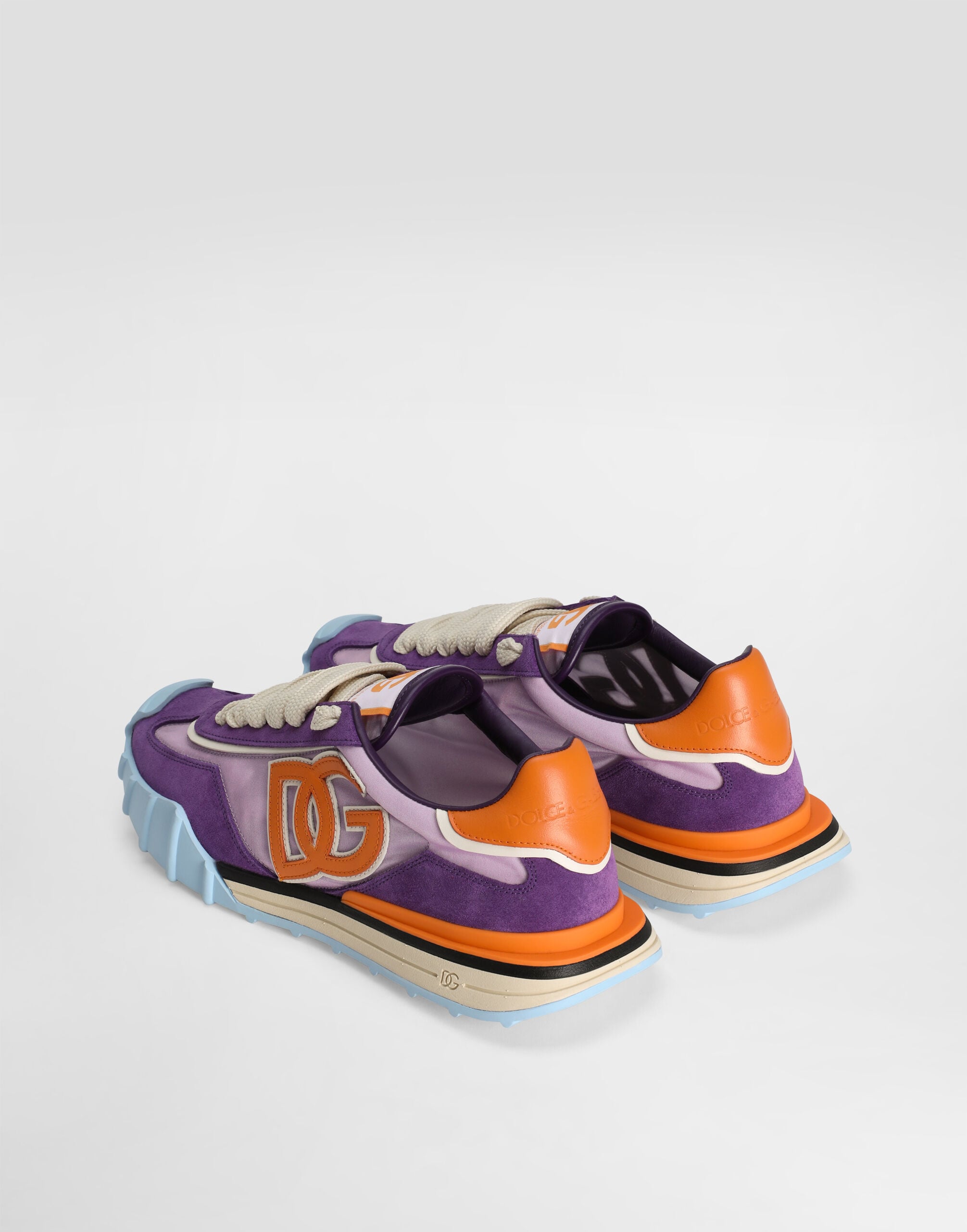 DG Athletic fabric sneakers in Purple for Women | Dolce&Gabbana® US
