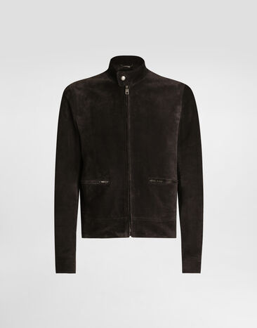 Dolce & Gabbana Calfskin jacket Brown G9AWMLHULU2