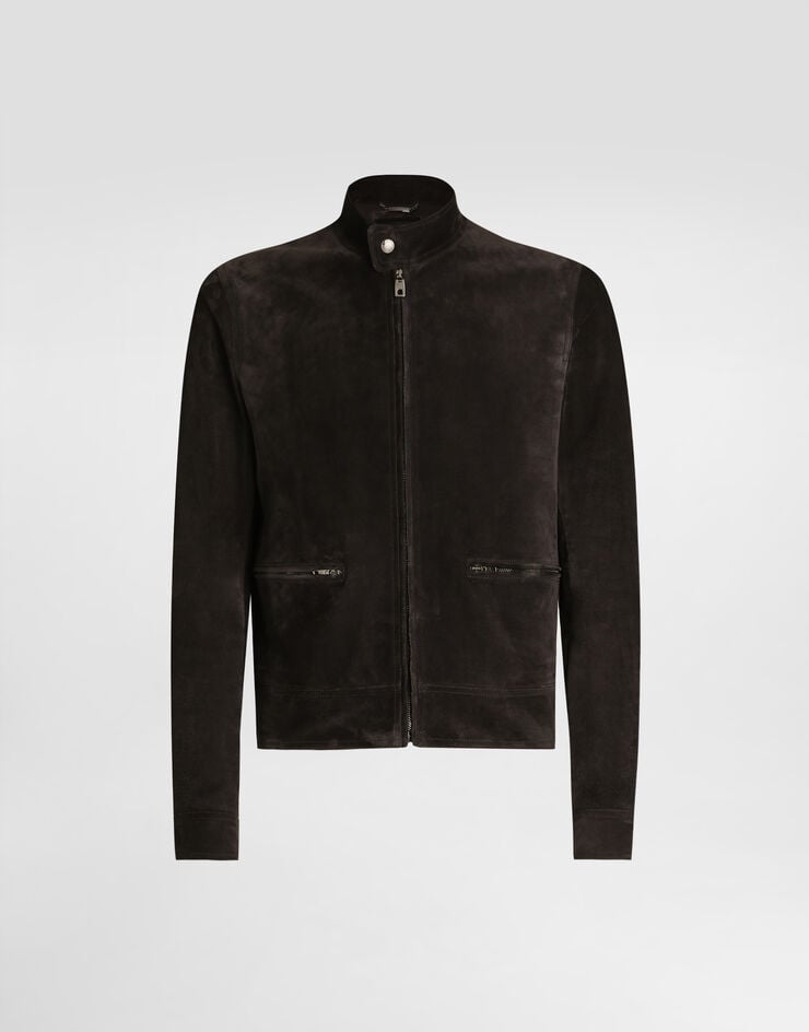 Dolce & Gabbana Calfskin jacket Brown G9AWMLHULU2