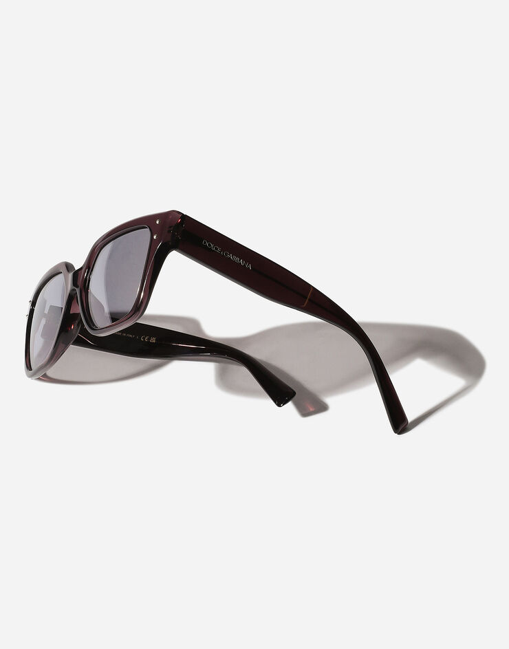 Dolce & Gabbana DG Sharped sunglasses Transparent violet VG447AVP5AK