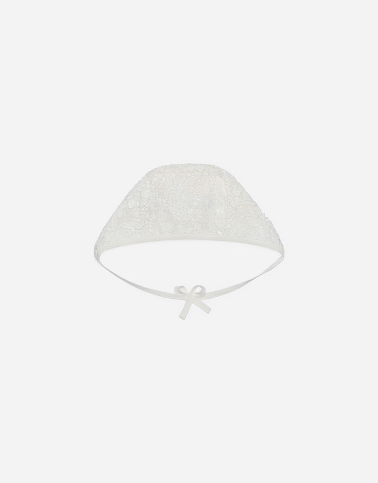 Dolce & Gabbana Bonnet en dentelle Blanc L0EGC0FLMKZ