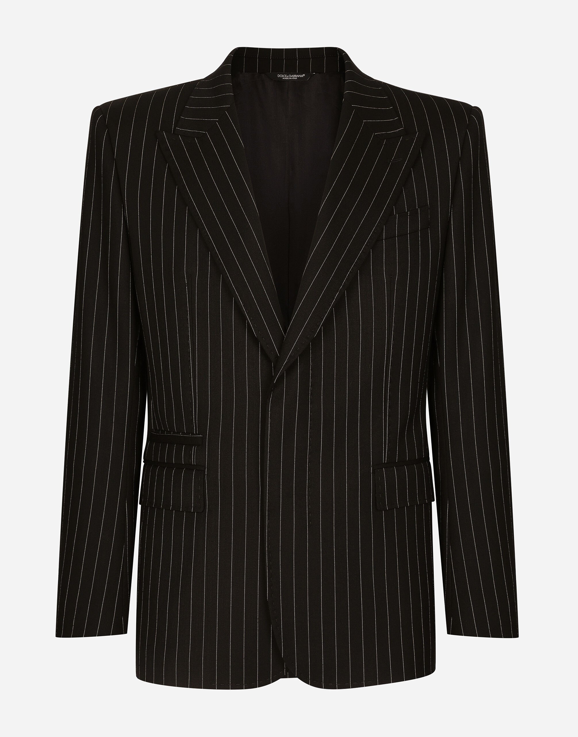 Dolce & Gabbana Pinstripe stretch wool Sicilia-fit jacket Multicolor G708RTFUTAT