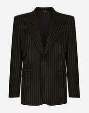 Dolce & Gabbana Pinstripe stretch wool Sicilia-fit jacket Multicolor G2SO5TFCMC8