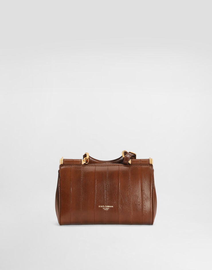 Dolce & Gabbana Bolso de mano My Sicily mini en piel de anguila Dolce & Gabbana Bolso de mano My Sicily mini en piel de anguila Marrón BB7864B8291