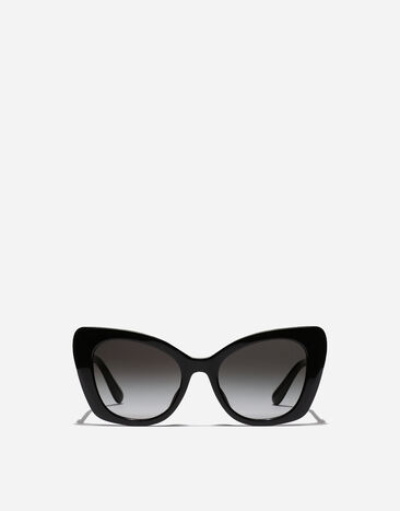 Dolce & Gabbana نظارة شمسية بشعار DG متقاطع أسود VG4439VP187