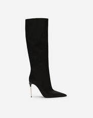 Dolce&Gabbana Satin boots Black CT1001AQ513