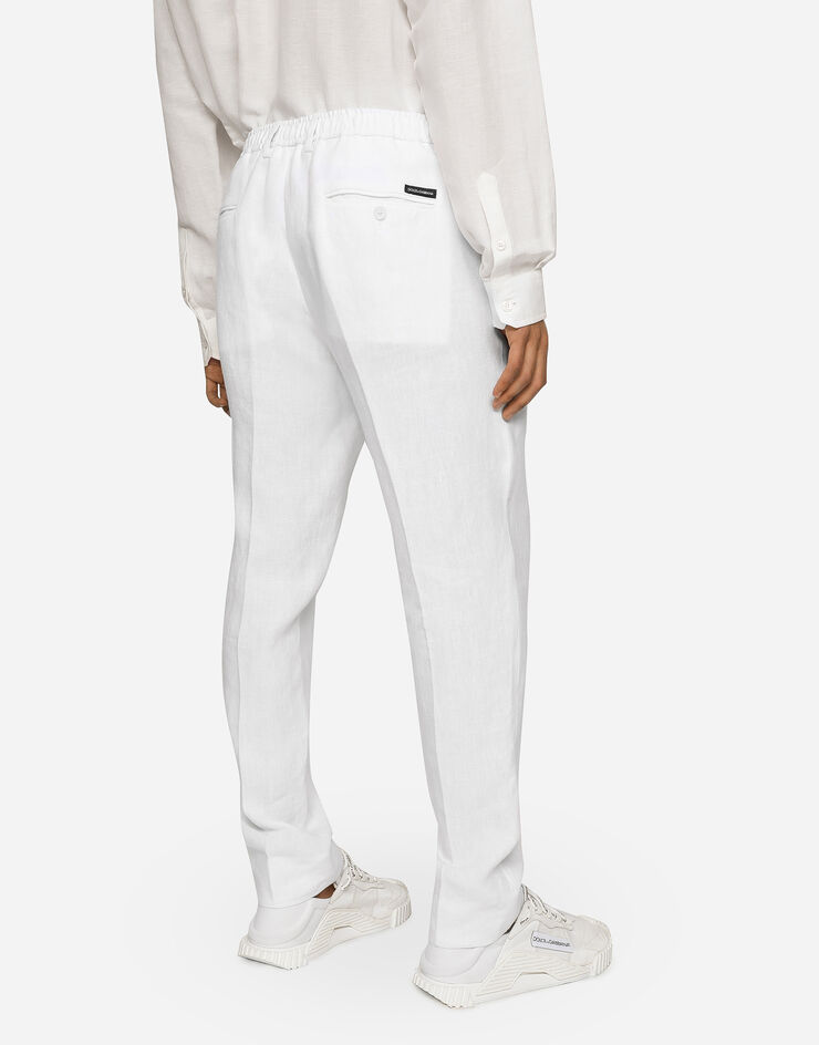 Dolce & Gabbana Linen pants White GV4EETFU4DV