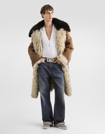 Dolce & Gabbana Shearling coat Dolce & Gabbana Shearling coat Beige G050ZLGK593
