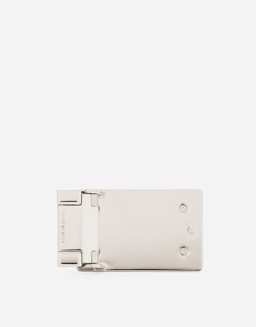 Dolce & Gabbana Metal buckle plate Silver BC4806AO730