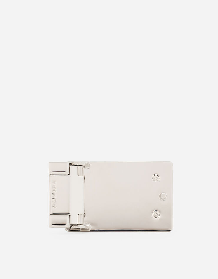 Dolce & Gabbana Hebilla tipo placa de metal Plateado BC4806AO730