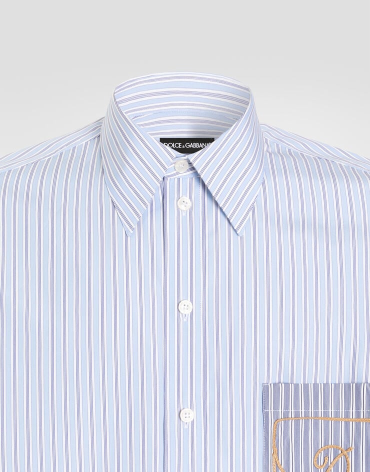 Dolce & Gabbana Striped poplin shirt Dolce & Gabbana Striped poplin shirt Multicolor G5PH2ZGK517