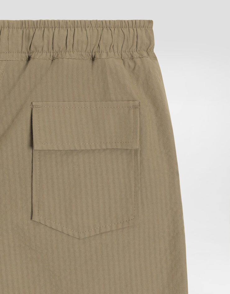 Dolce & Gabbana Cotton seersucker bermuda shorts Multicolor L44Q12FR521