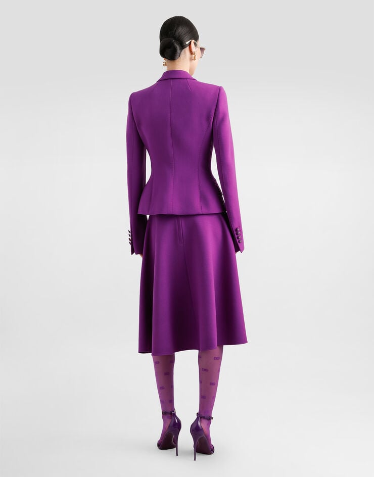 Dolce & Gabbana Dolce double crêpe jacket Purple F27DSTGDC9H