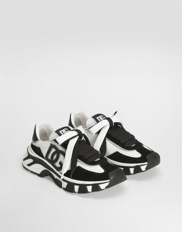Dolce & Gabbana DG country road nylon and leather sneakers Dolce & Gabbana DG country road nylon and leather sneakers Multicolor CS2403A0208