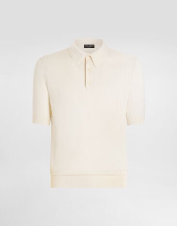 Dolce & Gabbana Polo en cachemira Blanco GXZ02TJBW1W