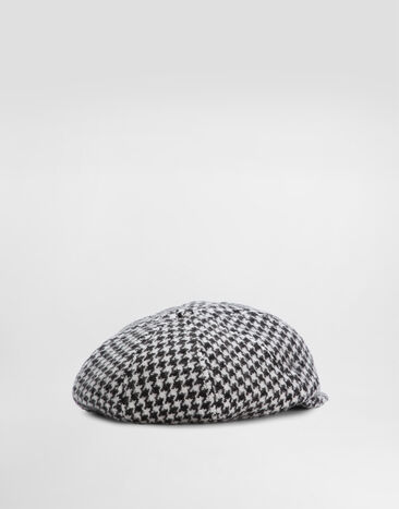 Dolce & Gabbana Houndstooth flat cap Multicolor GH925AFQMKH