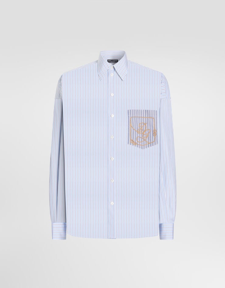 Dolce & Gabbana Striped poplin shirt Dolce & Gabbana Striped poplin shirt Multicolor G5PH2ZGK517