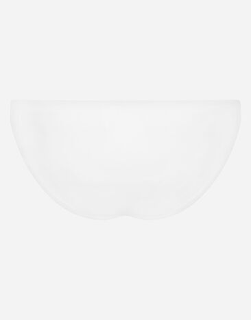 Dolce & Gabbana Swim briefs with DG hardware White M4A45JONN67