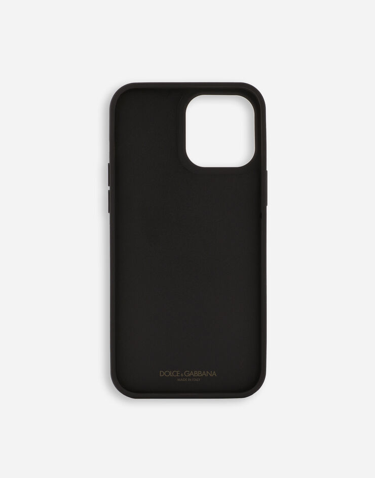 Calfskin iPhone 13 Pro Max cover en Rosa de Mujer | Dolce&Gabbana®