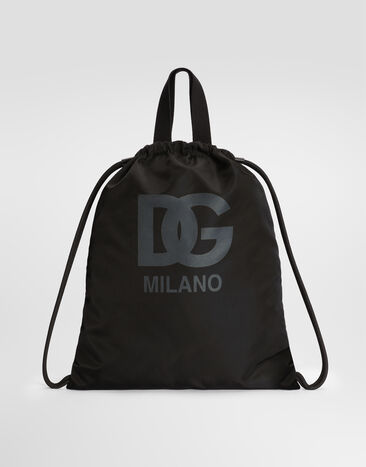 Dolce & Gabbana Nylon backpack with logo Multicolor EM0150AZ589