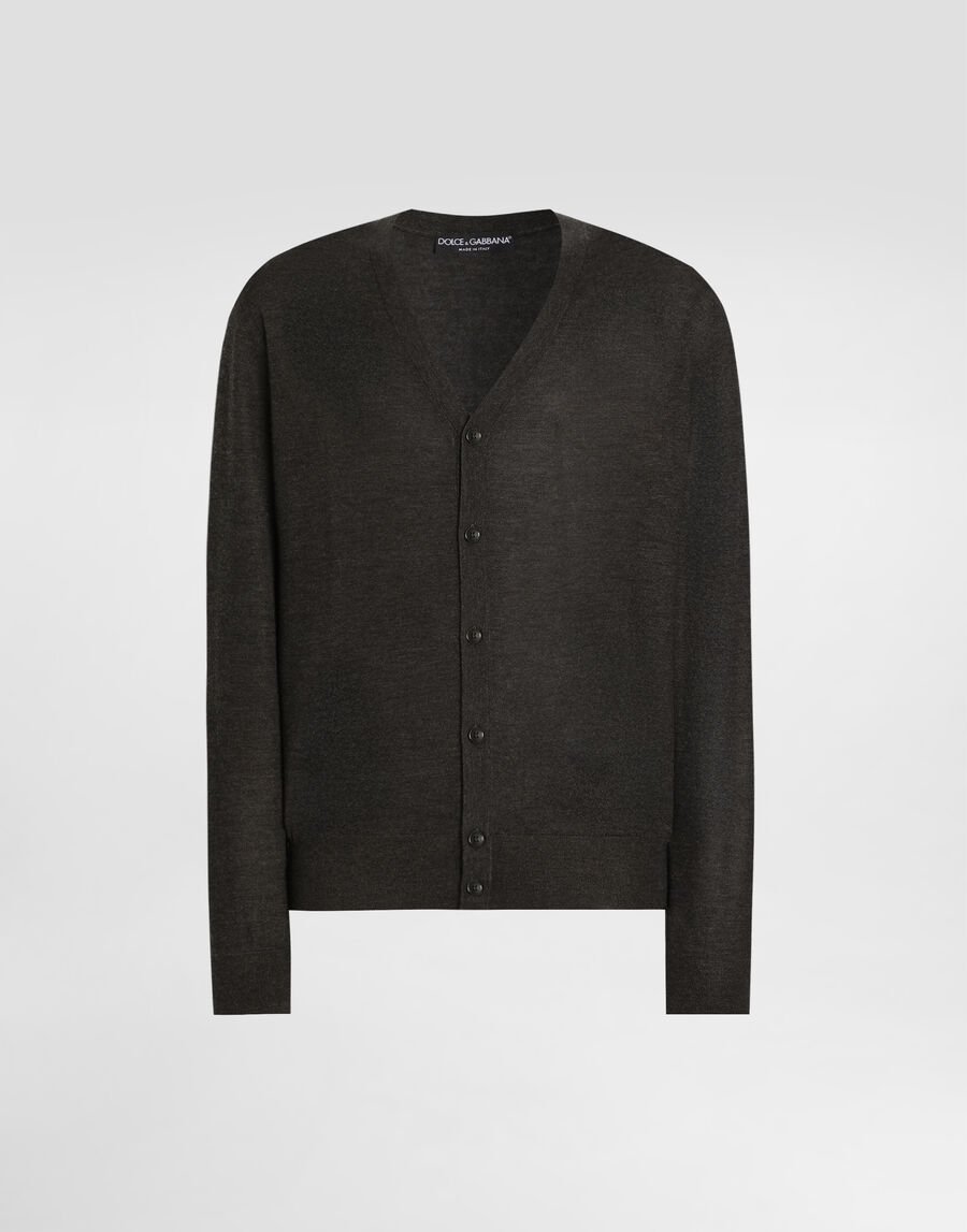 Cashmere cardigan with buttons