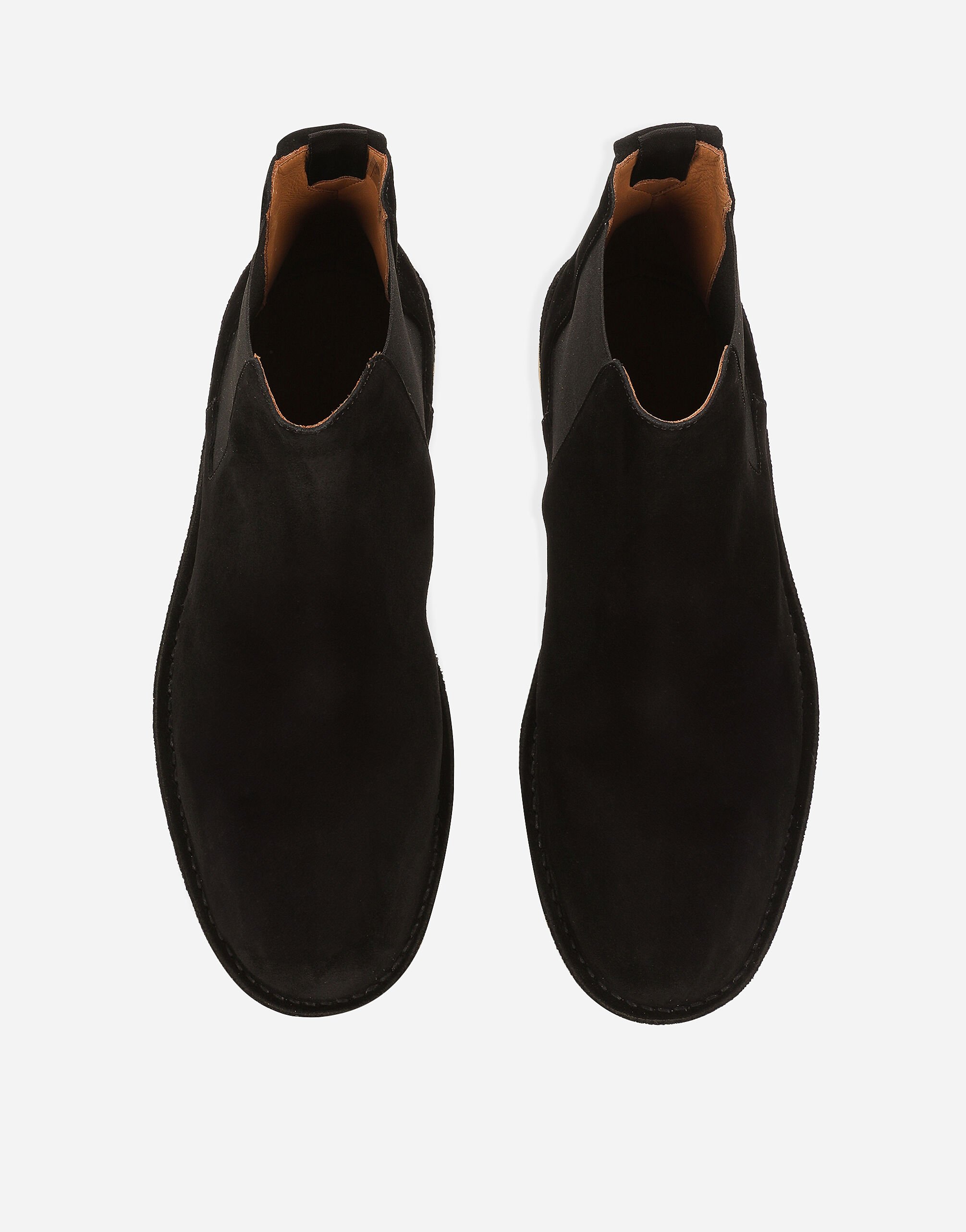 ブラックのメンズ スエード アンクルブーツ | Dolce&Gabbana®