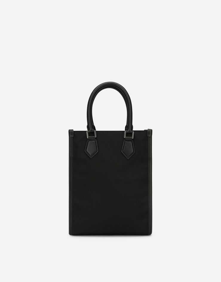 Dolce & Gabbana Маленькая сумка из нейлона с прорезиненным логотипом черный BM2123AG182