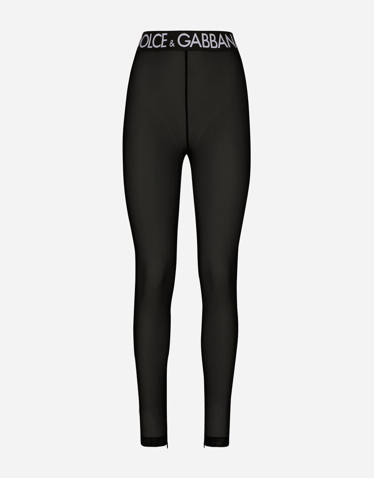 DOLCE & GABBANA Tights Skirt Pants Black Cashmere Silk IT36 / US2