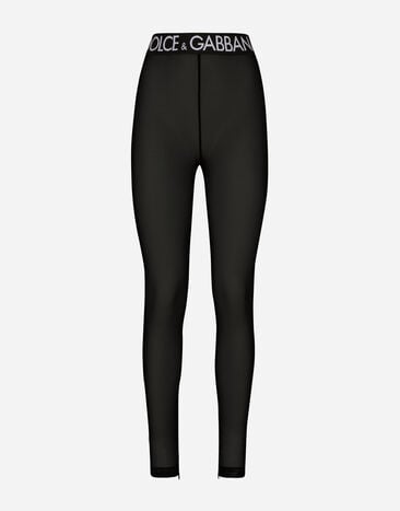 Dolce & Gabbana Tulle leggings Black FTCHMTFURJL