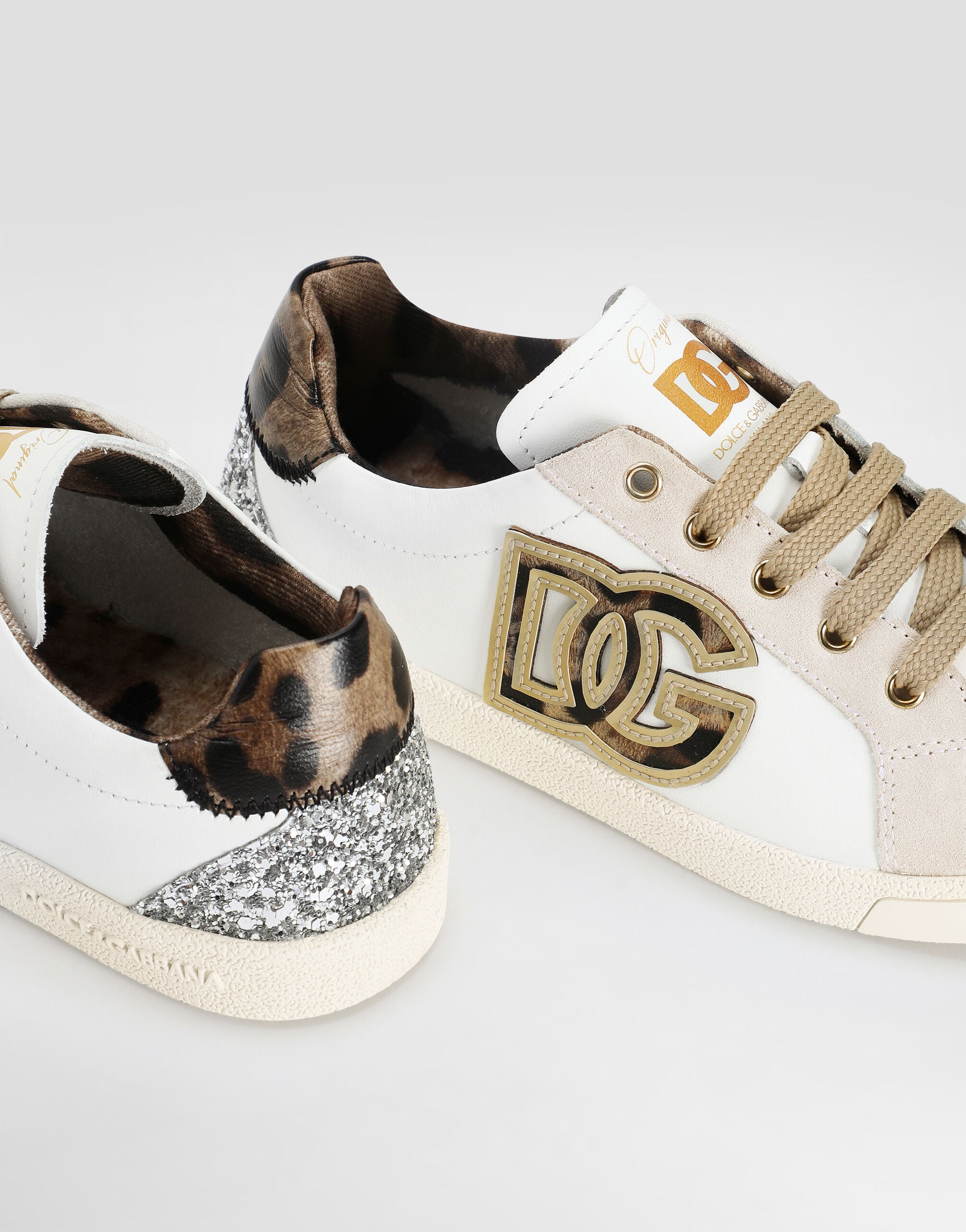 DG Original sneakers with glitter and embroidery in Multicolor for