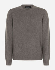 Dolce & Gabbana Cashmere round-neck sweater Grey GXX03TJBSIM