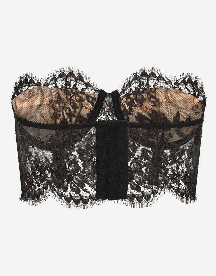 Lace bustier top
