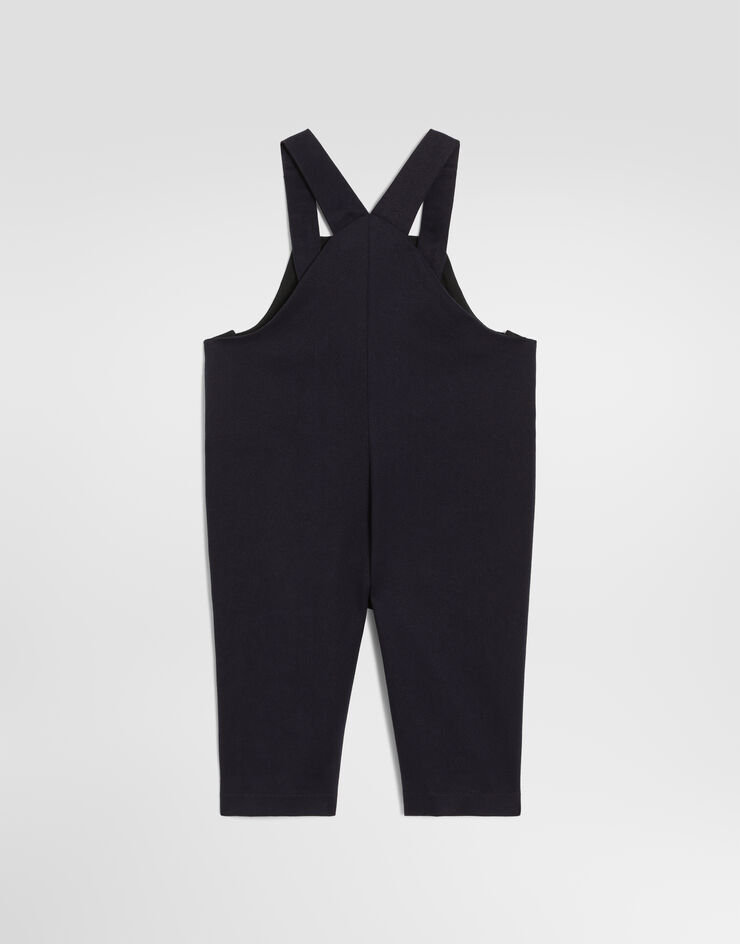 Dolce & Gabbana Cotton overalls with patch Dolce & Gabbana Cotton overalls with patch Blue L15P51FUFOG