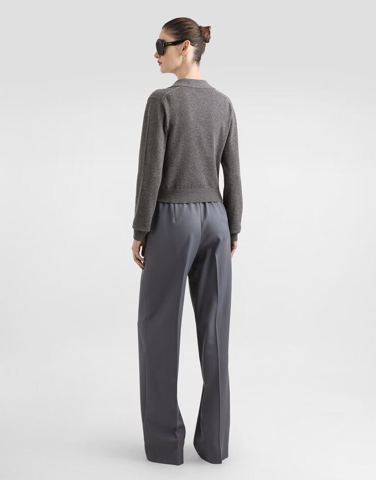 Dolce & Gabbana 羊绒 Polo 套衫 灰 FXZ33ZJDVC2