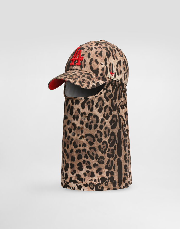 Dolce & Gabbana Dolce&Gabbana X ’47 Los Angeles Dodgers Balaclava Mit Leo-Print Multicolor IH153MGI218