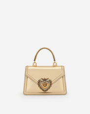 Dolce & Gabbana Small Devotion bag in nappa mordore leather Gold BB7618AU766