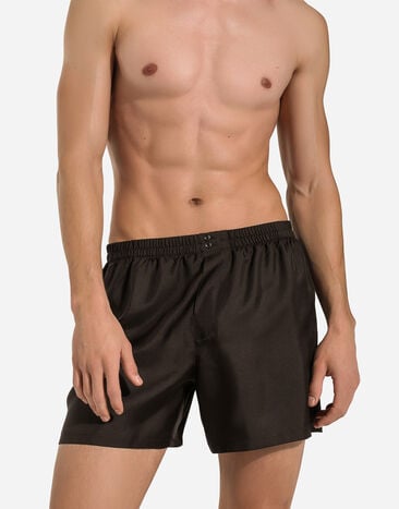 Dolce & Gabbana Silk shorts Multicolor M3A28TFU1S4
