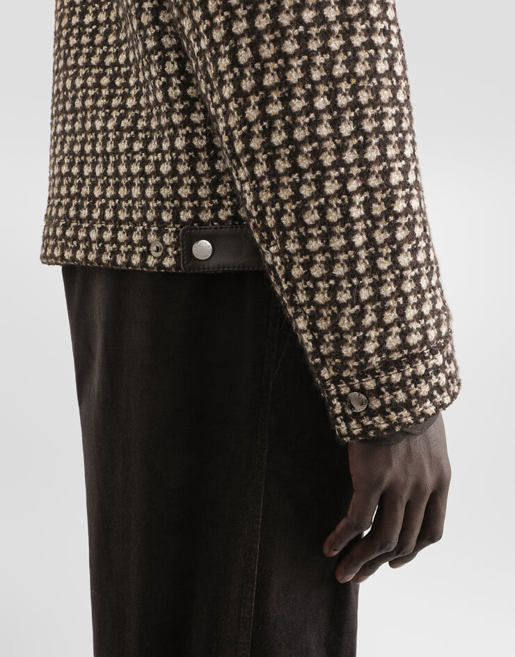 Dolce & Gabbana Quilted jacket in houndstooth Dolce & Gabbana Quilted jacket in houndstooth Multicolor G9CKKTFQZAV