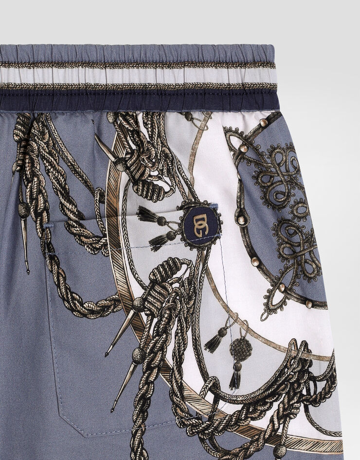 Dolce & Gabbana Cargo-print poplin bermuda shorts Dolce & Gabbana Cargo-print poplin bermuda shorts Multicolor L14Q07FI5NQ