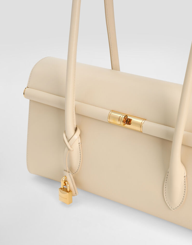 Dolce & Gabbana Marlene handbag in palmellato calfskin White BB7927A3G19