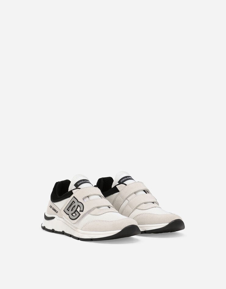 Dolce & Gabbana Sneakers en matières mélangées Blanc DA5187AA954
