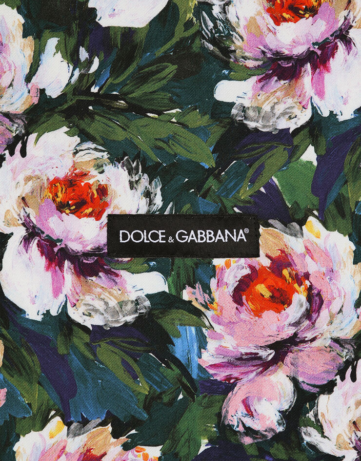 Dolce & Gabbana Peony-printed canvas shopper Print GZ031AGI898