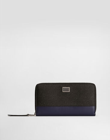 Dolce & Gabbana Geldbörse aus Dauphine Schwarz BP1672A6N72