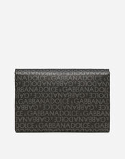 Dolce & Gabbana Coated jacquard crossbody bag Brown BM3004A1275