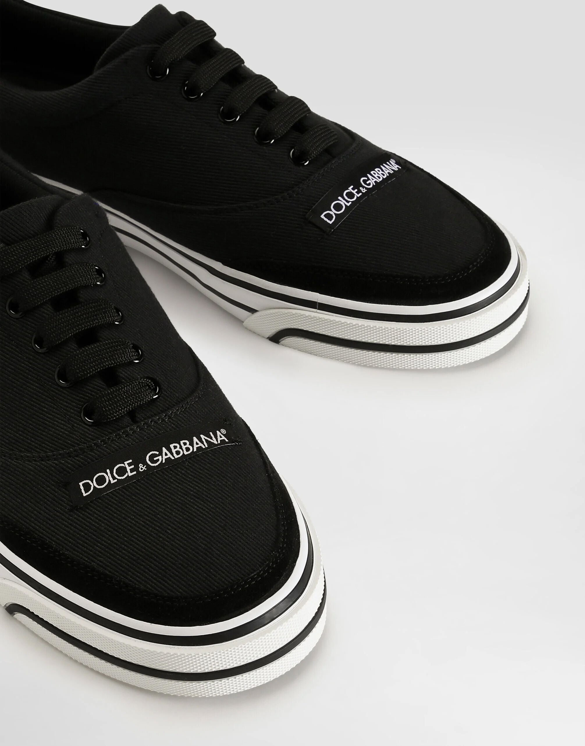 DG Sailing canvas sneakers in Black for Men | Dolce&Gabbana® US