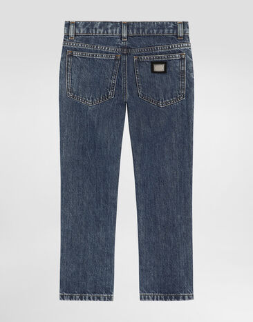 Dolce & Gabbana 5-pocket denim trousers Blue L42F59LDD93