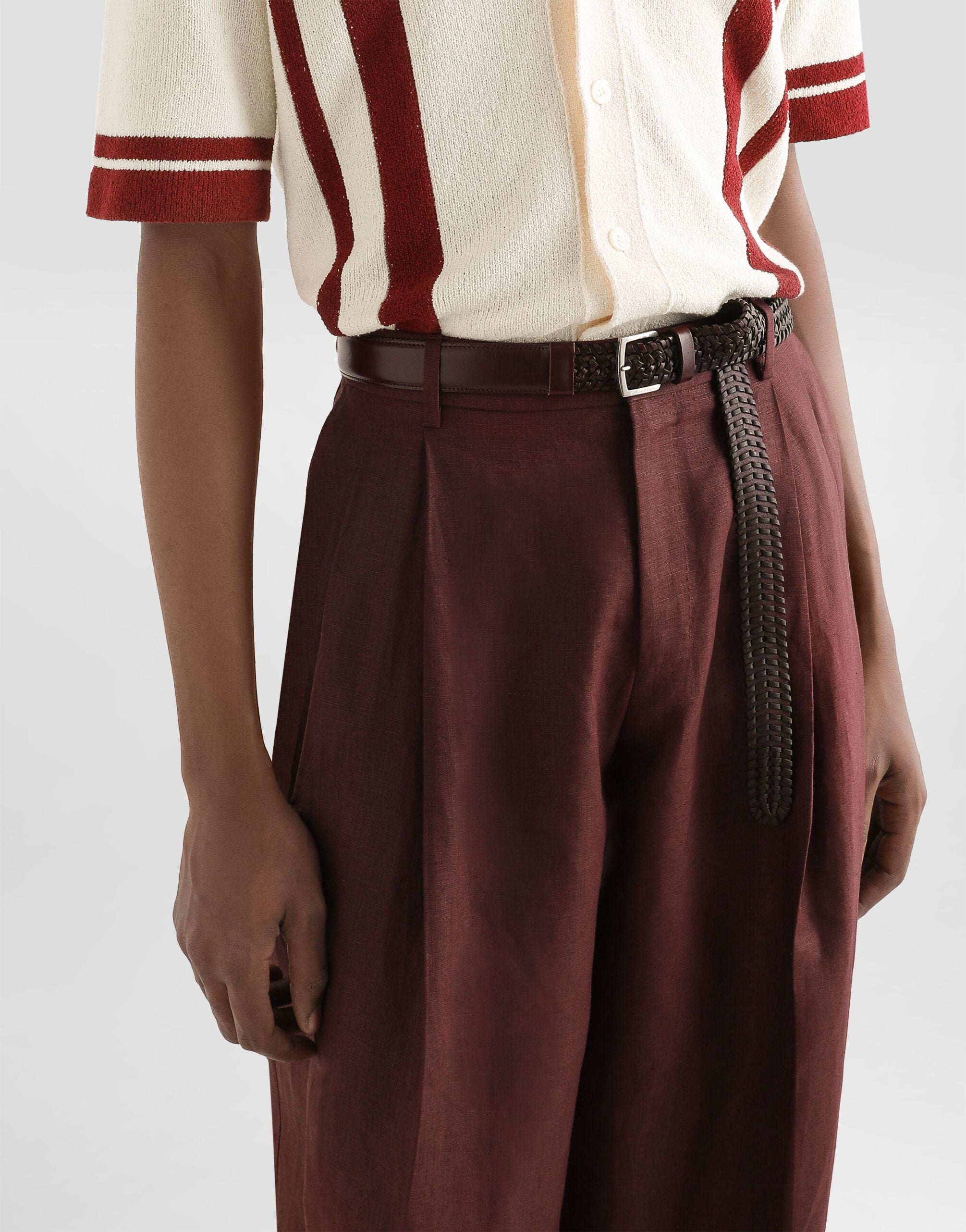 【激レア】DOLCE&GABBANA linen wide slacks Linen fabric pants in Multicolor for Men | Dolce&Gabbana® US