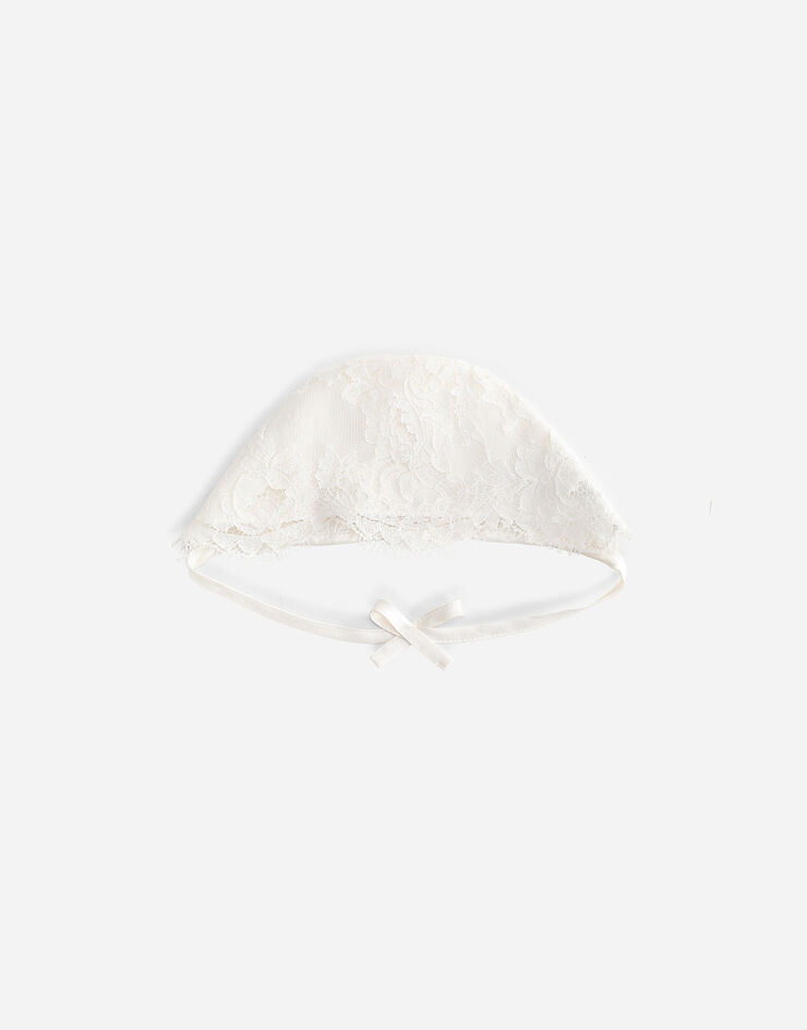 Dolce & Gabbana Satin bonnet White L0EGC0LA086