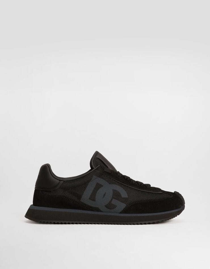 Dolce & Gabbana Mixed-material DG CUSHION sneakers Black CS2288A5355